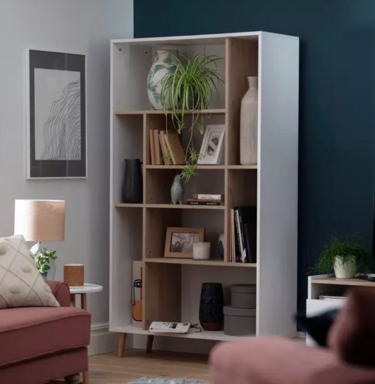 Habitat wide shelving unit