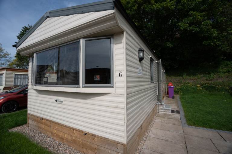 caravan for rent on residential site