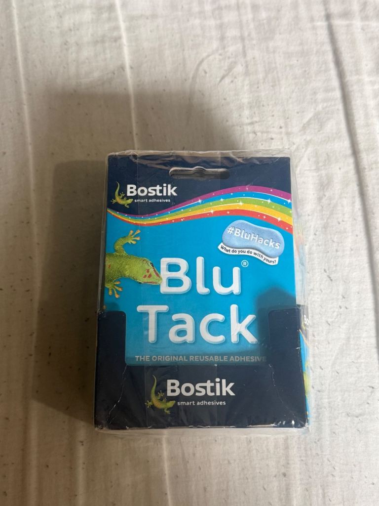 Blu Tack Original Reusable adhesive 60g x12 Packs - Brand New  