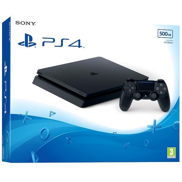 Sony PS4 Black Console with 2 controllers 
