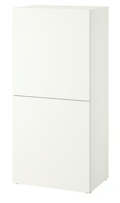 IKEA Besta unit With Red Gloss Door, 3 Shelves & 2 drawers FREE DELIVERY 169