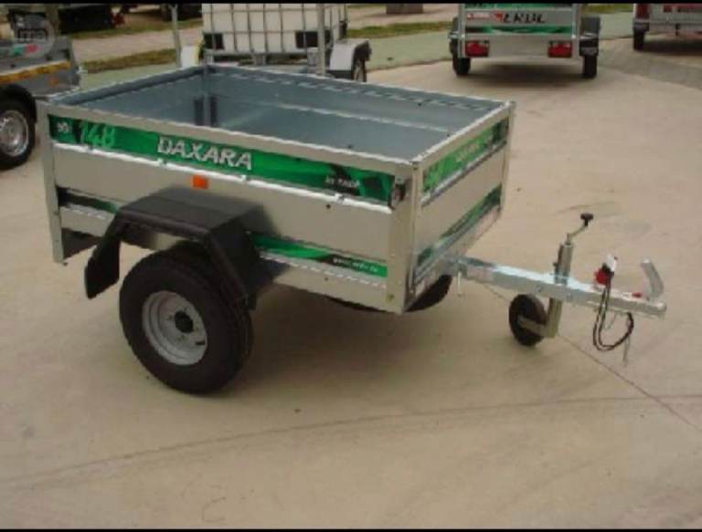 Erde daxara 127 trailer with meshsides 