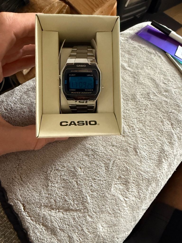 Casio A163WA modified Blue 