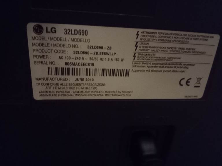 TV 32'' LG Fully Working Good Condition 