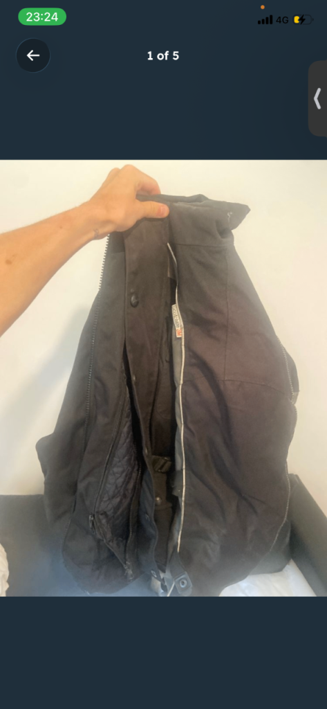 Motorbike jacket size-xs