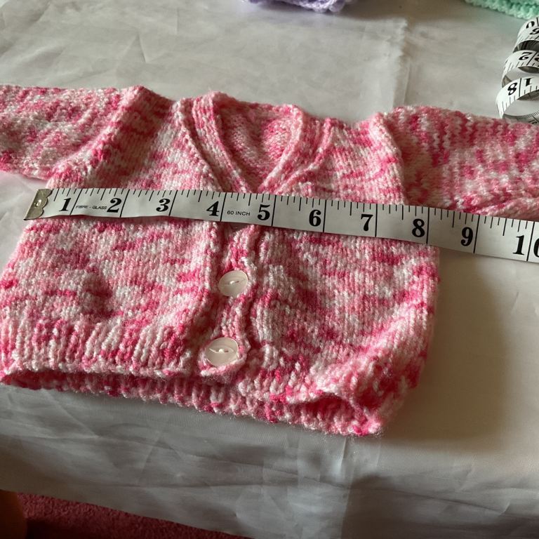 Hand knitted brand new cardigans £3 each 