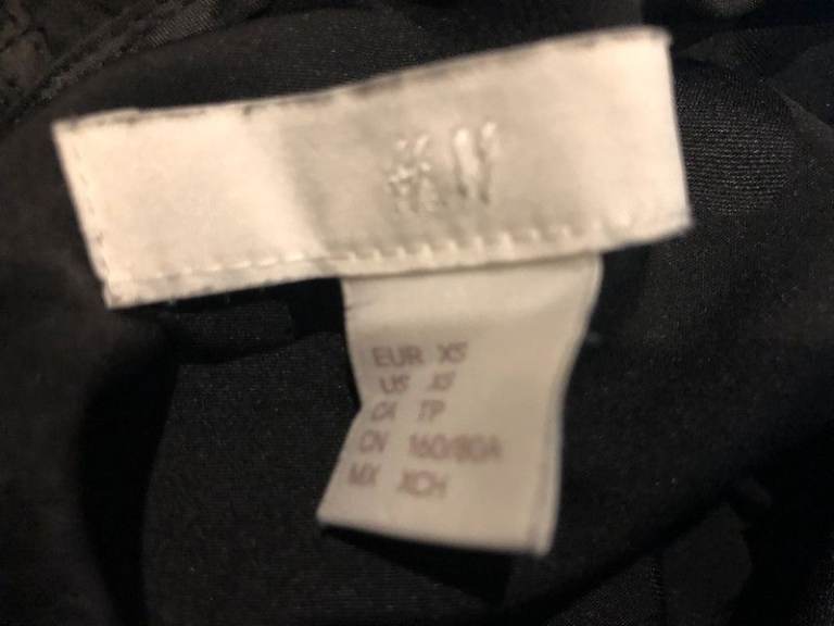 H&M lightweight, black, hooded jacket EUR XS/ 6