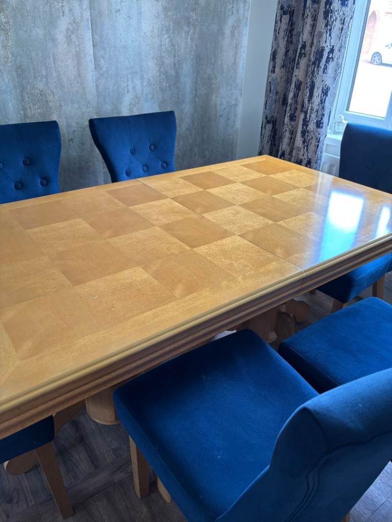 Dining table and chairs 