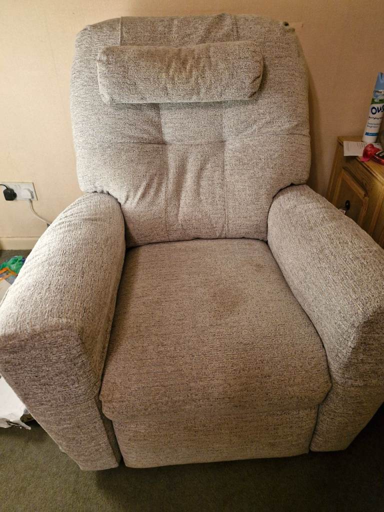 FREE - One riser/recliner armchair and matching sofa 