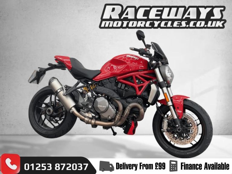 DUCATI 1200 MONSTER  RED 2017 17 PLATE USED MOTORCYCLE