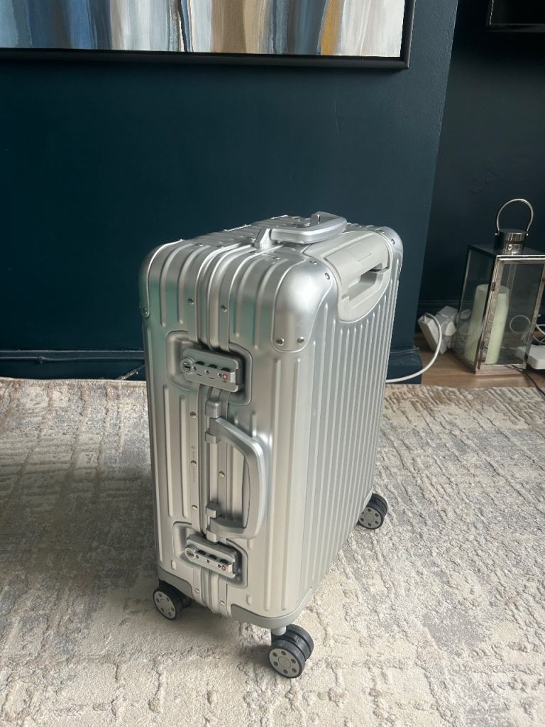 Rimowa cabin suitcase in silver