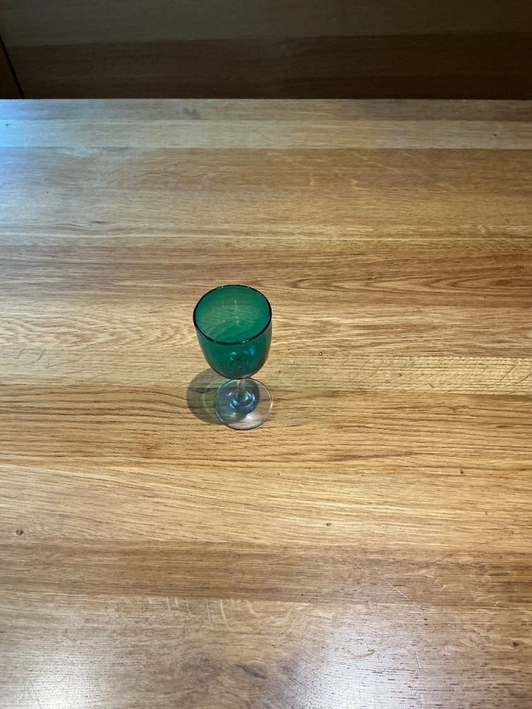 Antique wine glasses