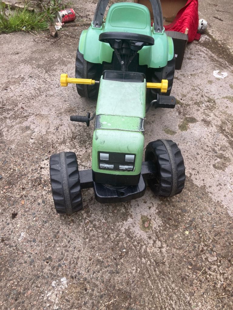 Green Pedal Tractor for Kids – Good Condition
