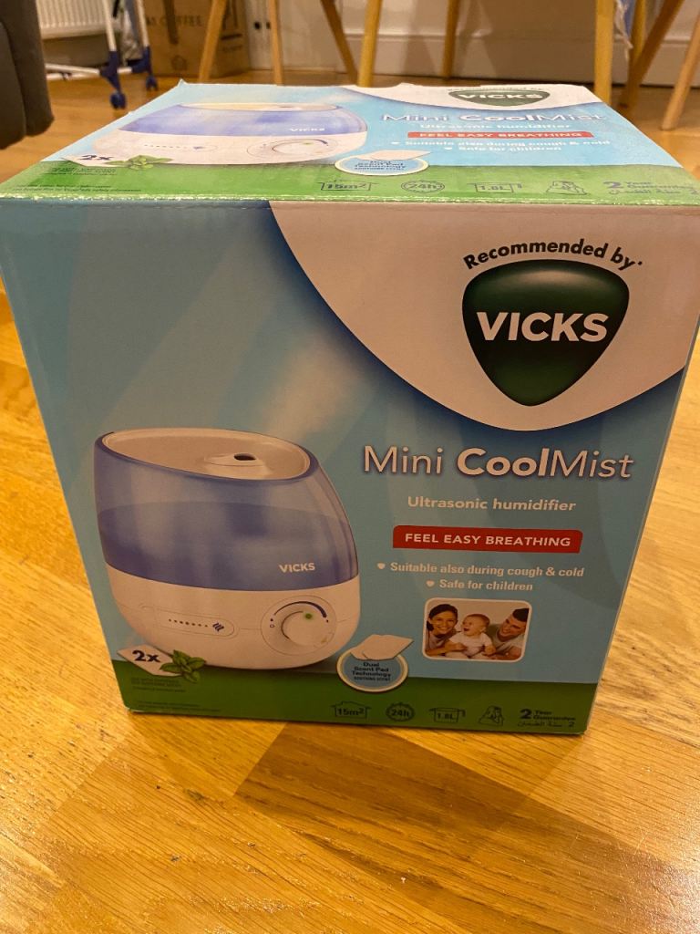 Vicks Mini Cool Mist Ultrasonic Humidifier