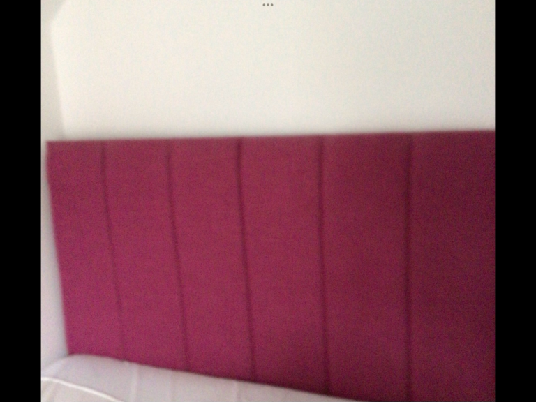 image for 5’ linen pink headboard