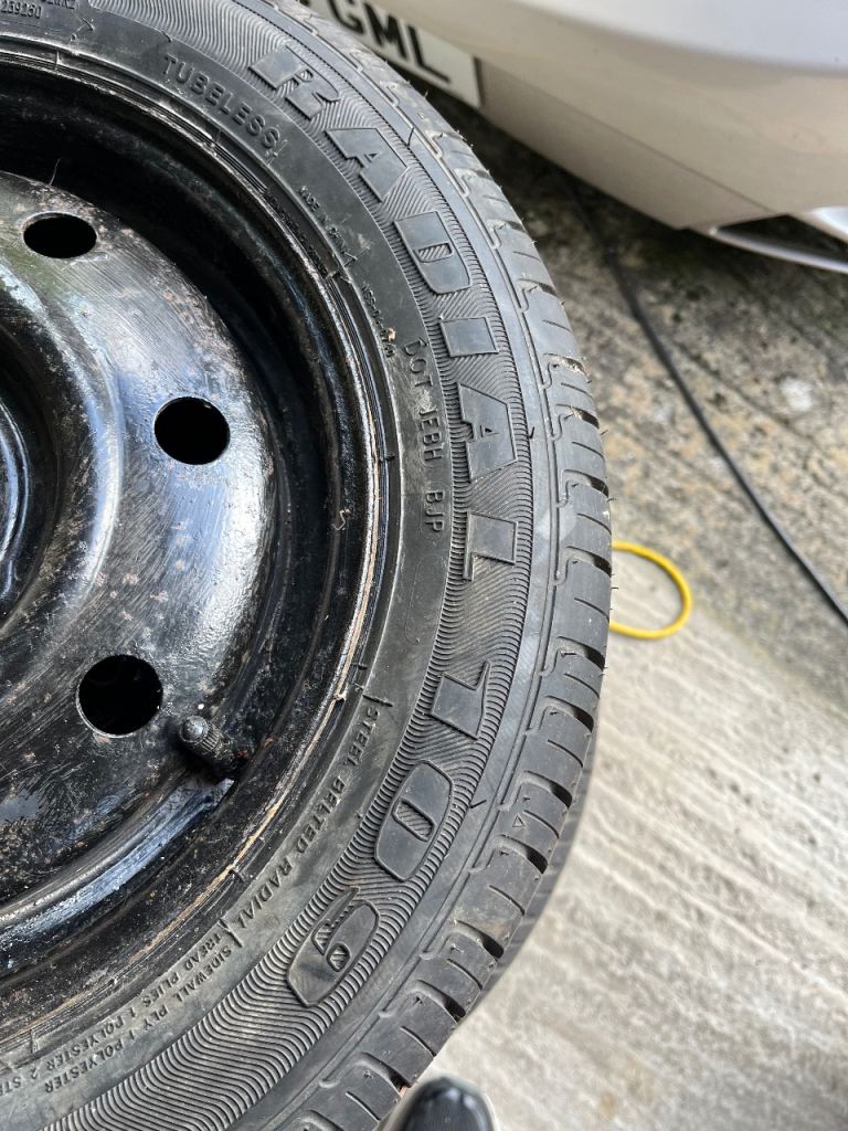 Trailer wheels brand new tyres 