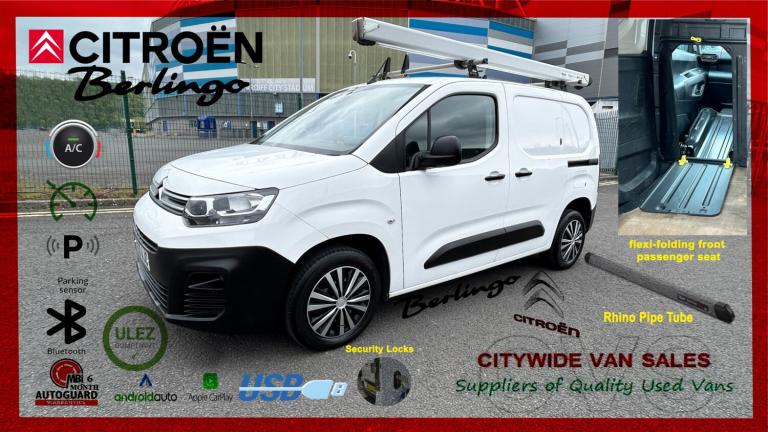 2020 Citroen Berlingo NO VAT 1.5 BlueHDi 1000Kg Enterprise 100ps  PANEL VAN Diesel Manual