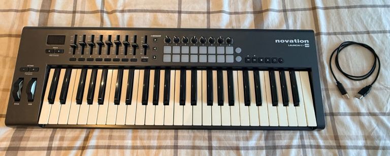 Novation Launchkey 49 MIDI Keyboard Controller – USB Cable Included