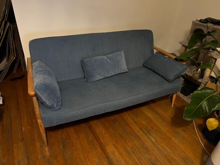 Handmade Kenyan Solid Wood Sofa – £150