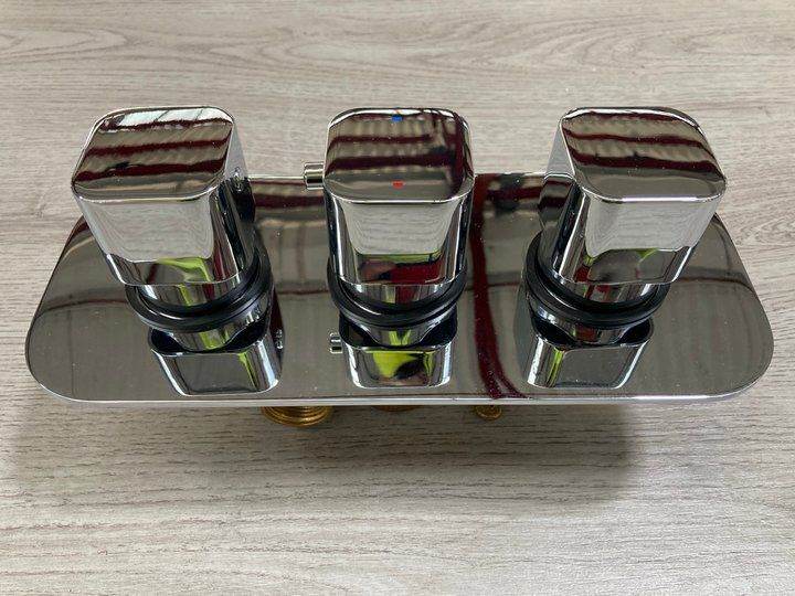 Triple Concealed Shower Valve – Chrome Finish | RRP £400+ | Excellent Condition