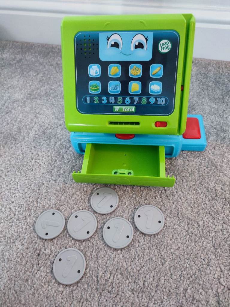 Leap frog cash till with coins