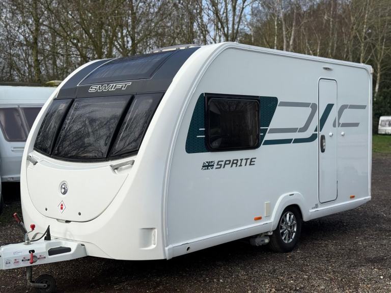 Swift Sprite Alpine 2 2 Berth caravan with motor mover