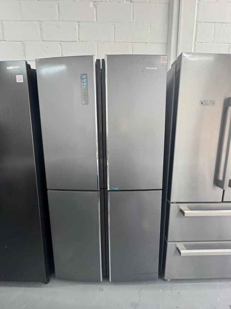 Hisense American Style Fridge Freezer – 556L Silver - Free Delivery - Warranty Included - COD