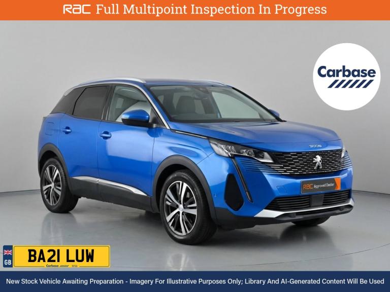 2021 Peugeot 3008 1.2 PureTech Allure Premium SUV 5dr Petrol EAT Euro 6 (s/s) (130 ps) SUV PETROL...