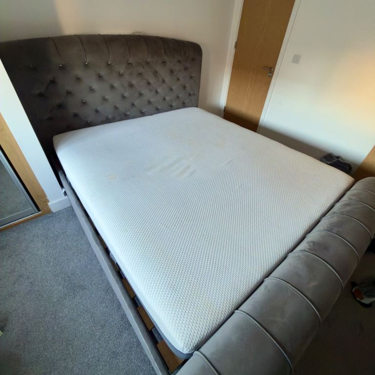 Super king size bed and mattress 