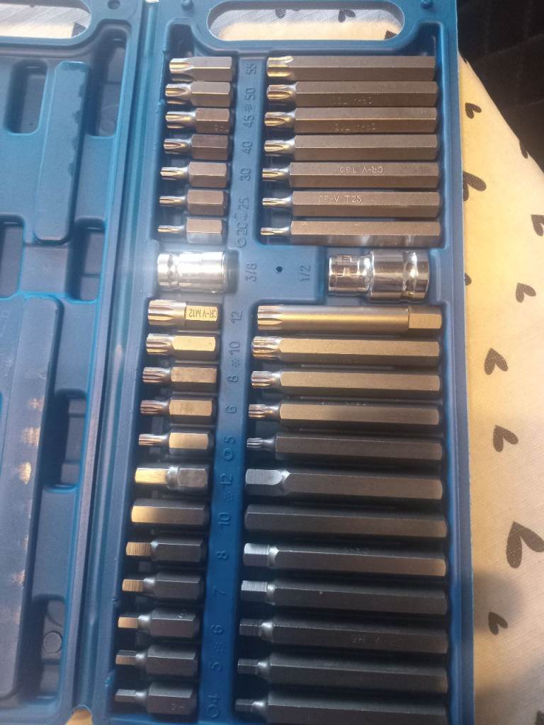 Torx , hex & spline set 42pc (new)