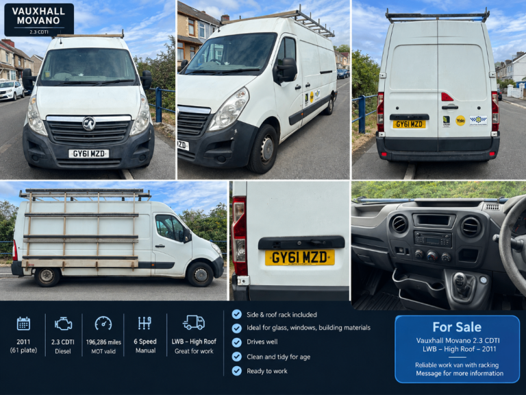Vauxhall, MOVANO, Panel Van, 2011, Manual, 2298 (cc)