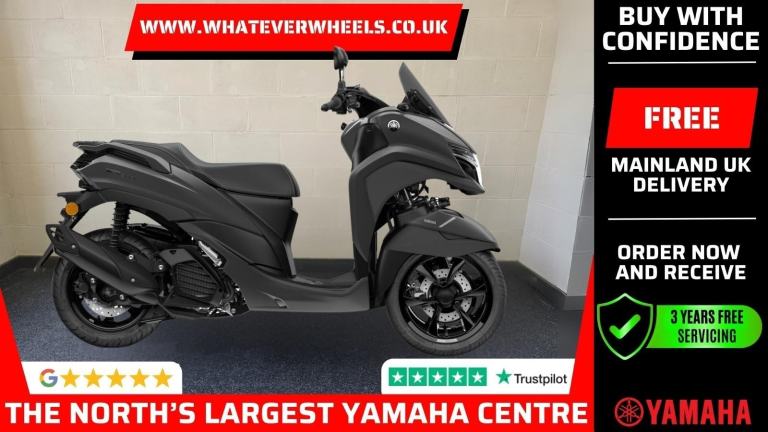 3 Years Free Servicing Yamaha Tricity 125cc 3 Wheeled Scooter