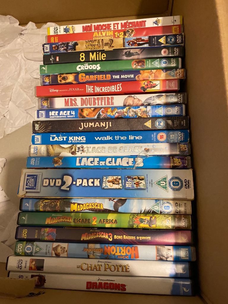 20 x kids DVDs 