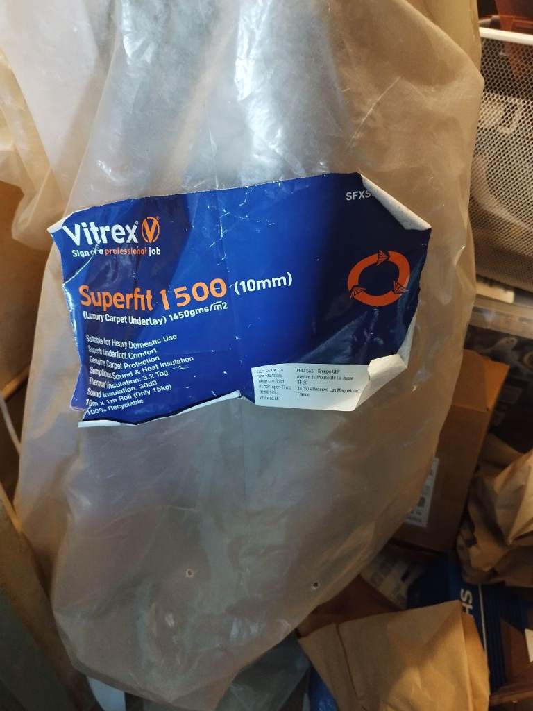Vitrex Carpet Underlay 10mm
