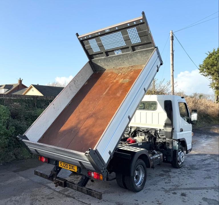 2020 MITSUBISHI CANTER 3C15 ALUMINIUM TIPPER EURO-6 MANUAL GEARS 37,000 MILES