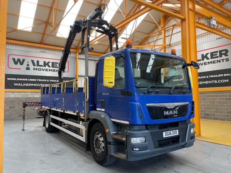 MAN TGM 18.250 *EURO 6*, 4X2 18 TONNE BRICK GRAB