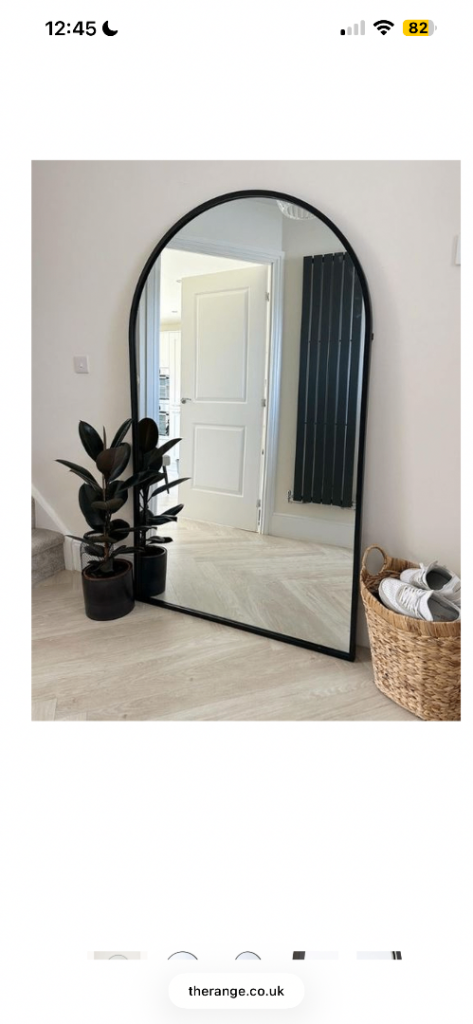 Large Full length arch mirror 