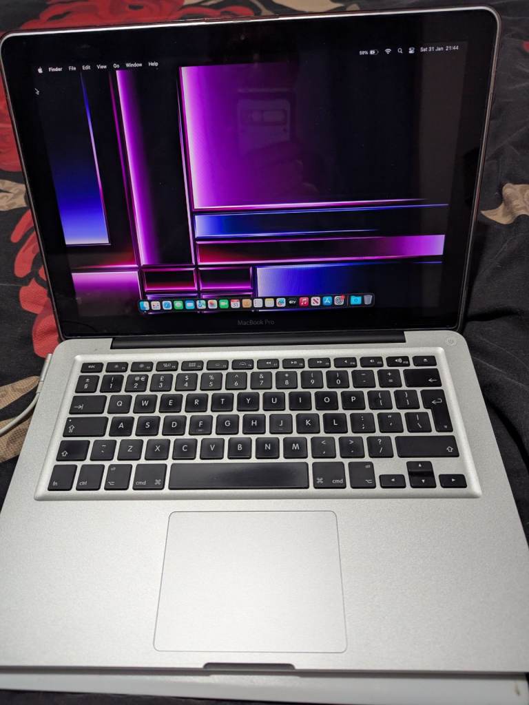 APPLE MACBOOK PRO A1278 13" LAPTOP WITH CHARGER 2.5GHZ I5 CPU, 8GB DDR3 256GB SSD, MACOS VENTURA