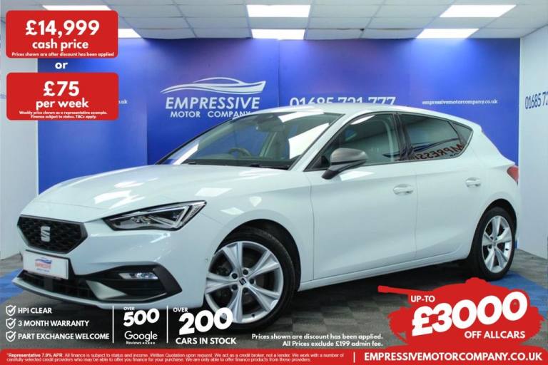 2020 70 SEAT LEON 1.5 TSI EVO FR HATCHBACK 5DR PETROL MANUAL EURO 6 (S/S) (130 P
