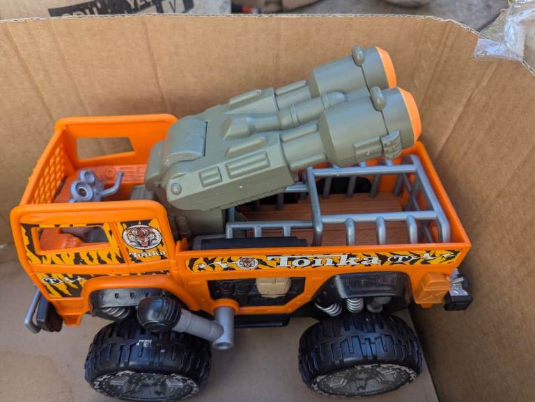 Selection of Toy Vehicles and Car Track – Good Condition