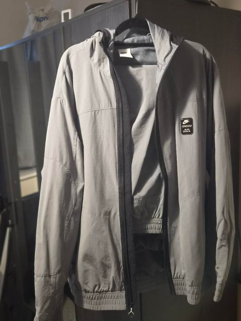 Nike Air Max Grey Tracksuit Jacket - Good Condition