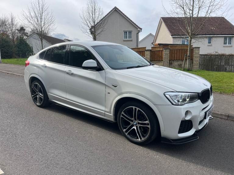 BMW X4 2016 3.0d auto 4x4 Coupe White with black lthr , Stunning car , Fresh MOT