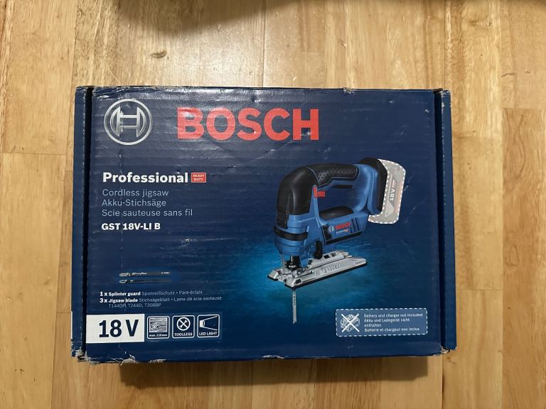BRAND NEW BOSCH PROFESSIONAL 18V COOLPACK CORDLESS JIGSAW