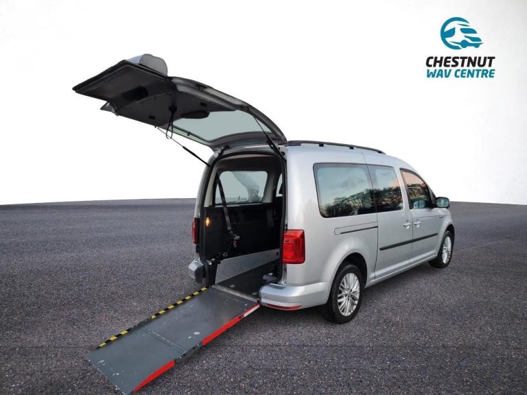 VW Caddy Maxi Automatic WAV Wheelchair Access L2 LWB 5 Seats Silver 2020