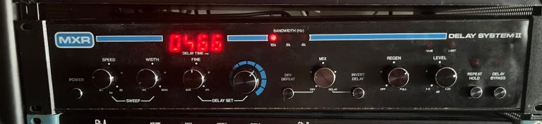 MXR Delay System II -David Gilmour delay  Classic Rack Delay Unit