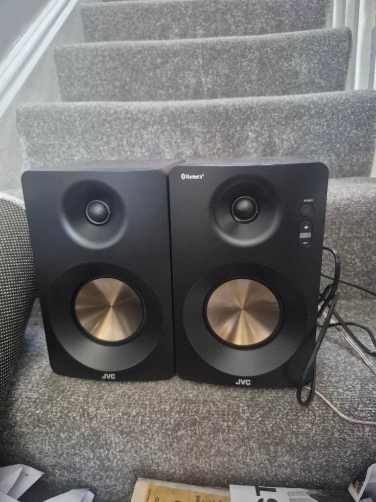 JVC Bluetooth Speakers - Black, Good Condition