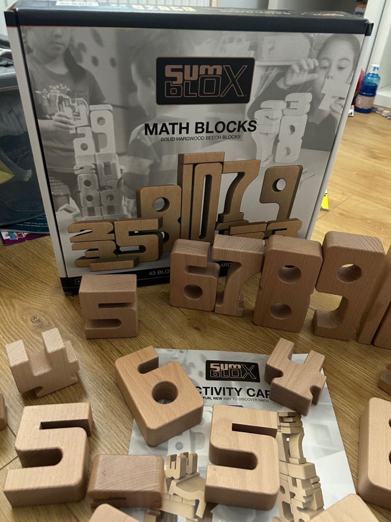 Sumblox wooden maths educational toys