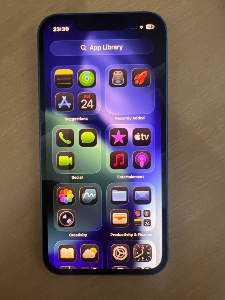 Apple iPhone 13 Mini Blue – 100% battery health 