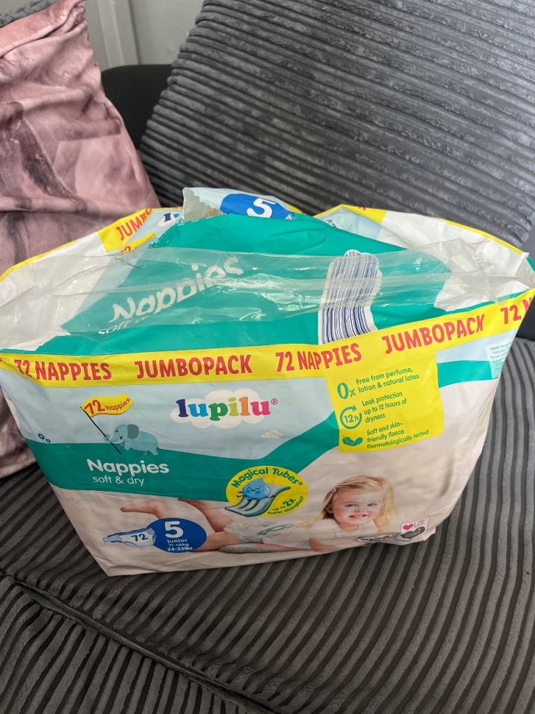 FREE Lupilu Nappies Size 5 