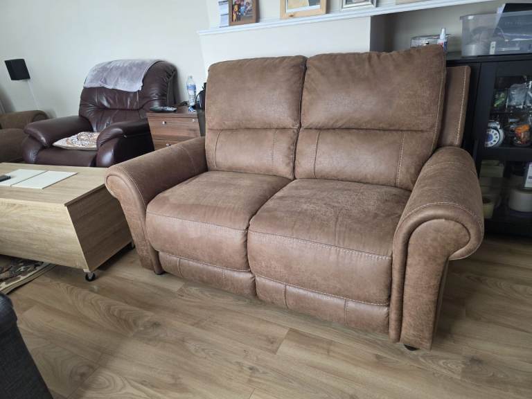 Oak furniture land colarado 3+2 electric recliner sofa s
